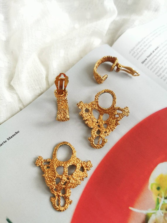 Alexis Lahellec Paris rare earrings clip vintage … - image 9