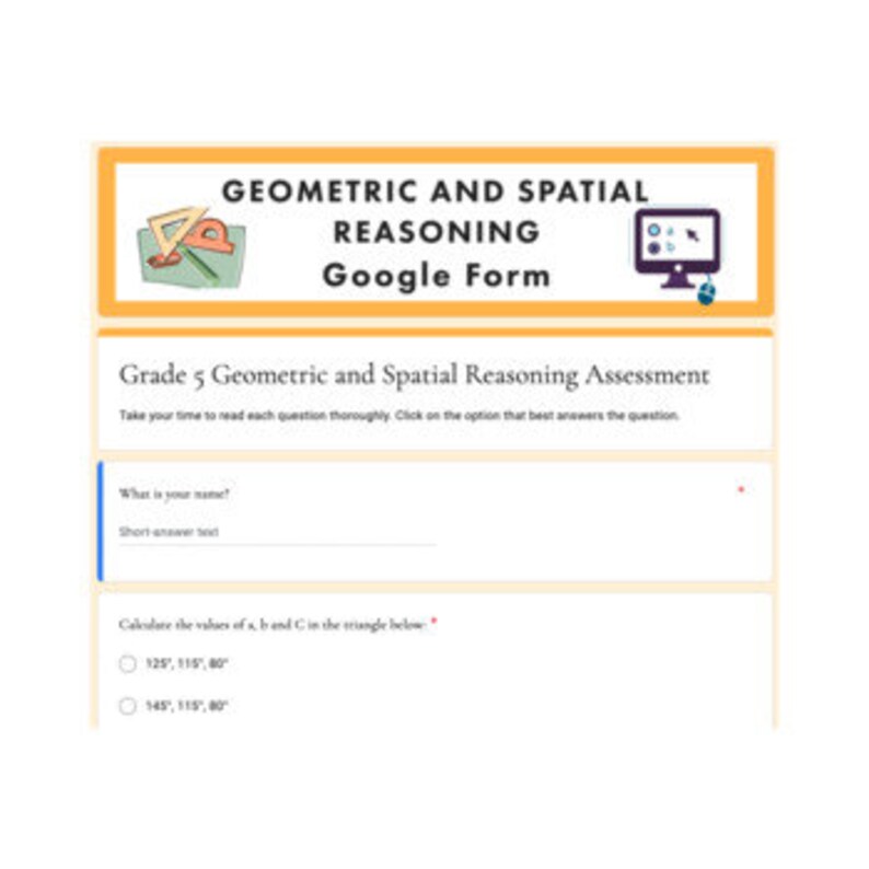 Grade 5 NEW Ontario Math Curriculum Geometry Digital Slides Etsy