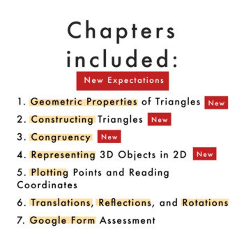 Grade 5 NEW Ontario Math Curriculum Geometry Digital Slides Etsy