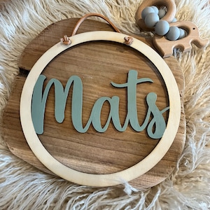 personalized wooden name plate, name plate, wooden sign for the children's room, children's room decoration