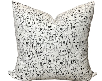 Federa per cuscino per cani, animali domestici, cuscino per il migliore amico, mamma di cani, diverse razze di cani, idea regalo per le feste