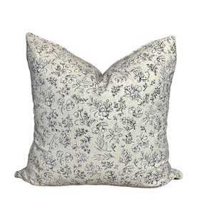 Floral Beige Pillow Cover Spring Pillows Summer Pillows Fall Pillows Curated Pillows