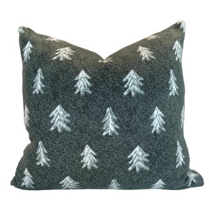 Winter Pillow Covers Christmas Tree Pillow Cover 18x18 Cozy Pillows Green Pillow Cover Throw Pillows