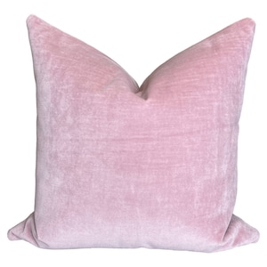 Pink Velvet Throw Pillow Covers Pink Pillows Couch Pillow Covers Dusty Rose Covers Home Decor