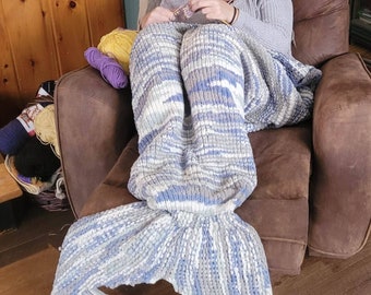 Adult size Mermaid tail blanket