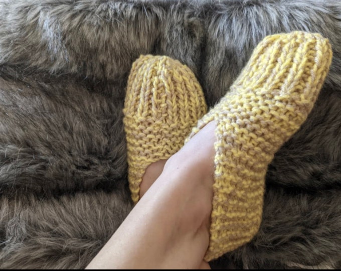 Men s Hand Knitted Slippers Knitted Slippers Slippers Shoes