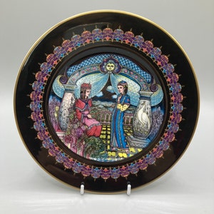 Heinrich Villeroy & Boch Collectible Bone China Plate – &quot;The Stone Flower&quot; (1986)