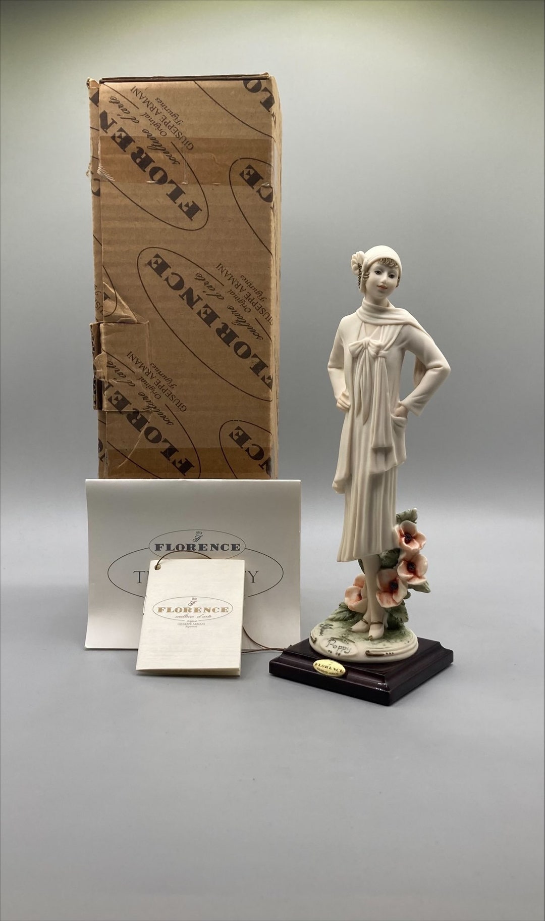 Giuseppe Armani Figurine Poppy 1246F Florence Figurine Lady Etsy UK