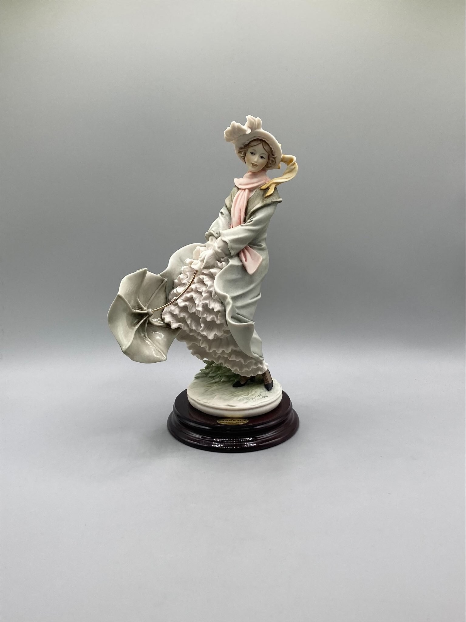 Vintage Giuseppe Armani Figurine: Stormy Weather, Florence Home