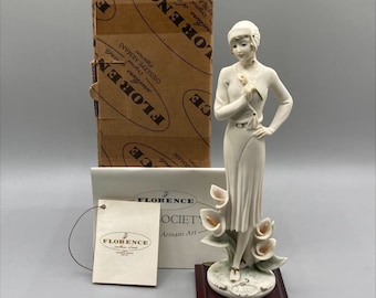 Giuseppe Armani Figurine: Lily, Florence Collectible, Vintage Home