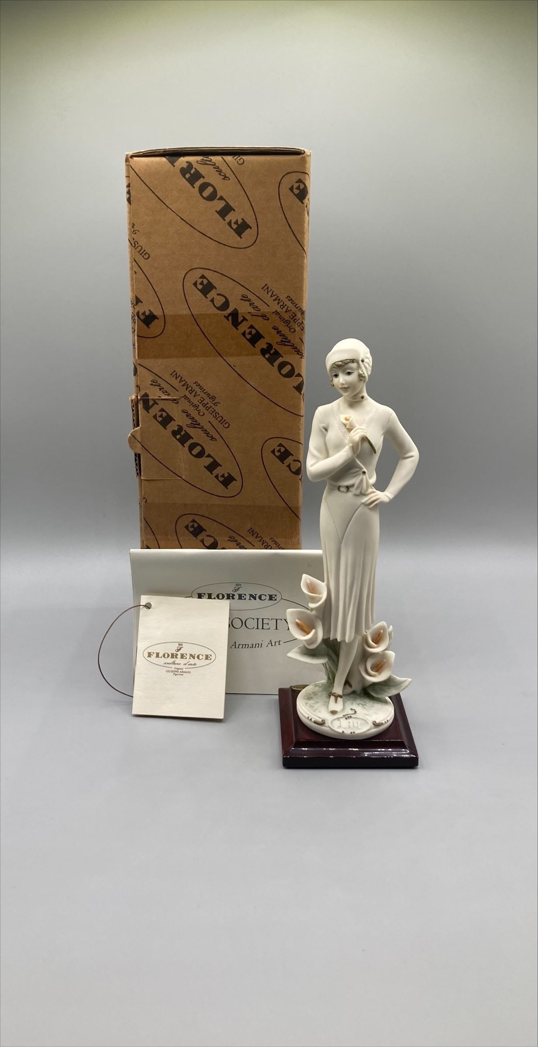 Giuseppe Armani Figurine: Lily, Florence Collectible, Vintage Home