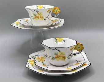 ロイヤルドルトン 21ピース カントン ティーセット 6人用