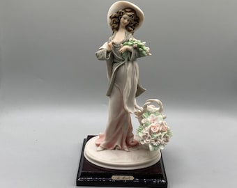 Vintage Capodimonte Bruno Merli Mother and Child Figurine