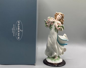 ジュゼッペ アルマーニ 彫刻 置物 フィレンツェ イタリア 署名済み