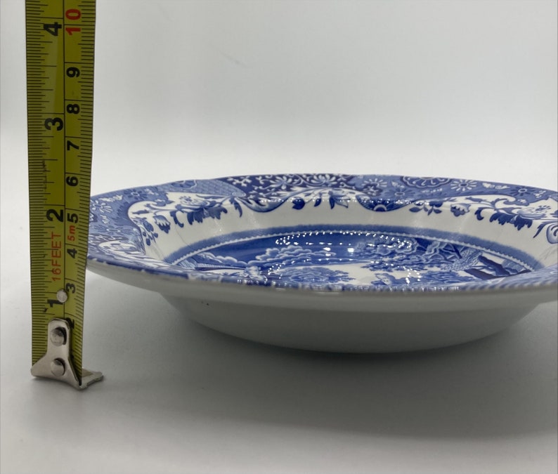 Spode Blue Italian Soup Plates - Thumbnail 5