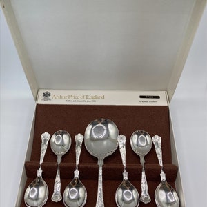 Arthur Price of England・Fruit spoons 6本 Old English 6 Teaspoons Arthur Price of England
