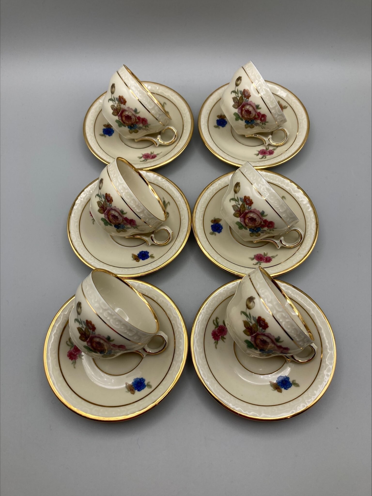 Vintage Kjøbenhavns Porcelains Coffee Set – Maleri KPM