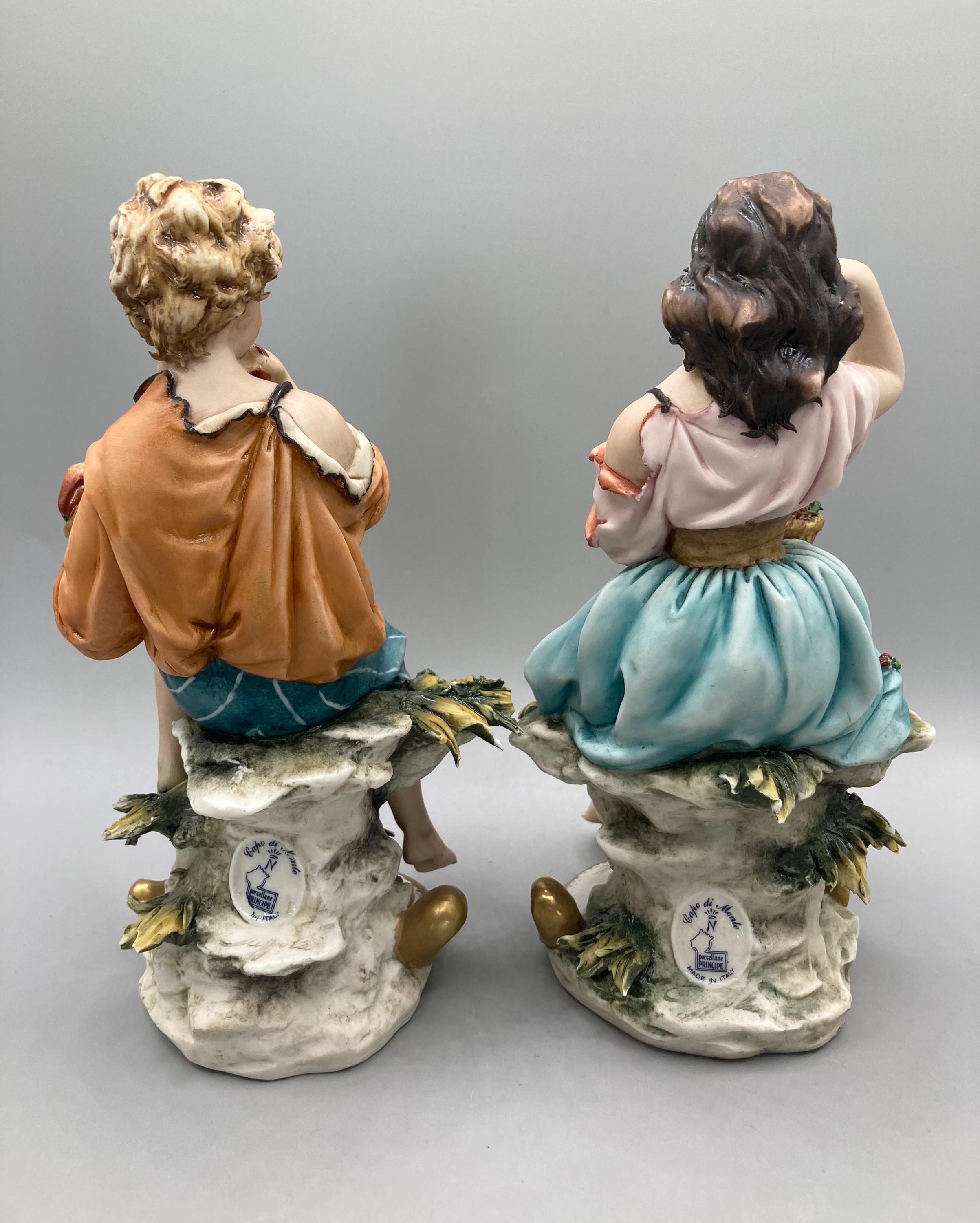 【 美品 】カポディモンテ Porcellane D'arte Principe 美品 】カポディモンテ Porcellane D´arte Principe インテリア小物