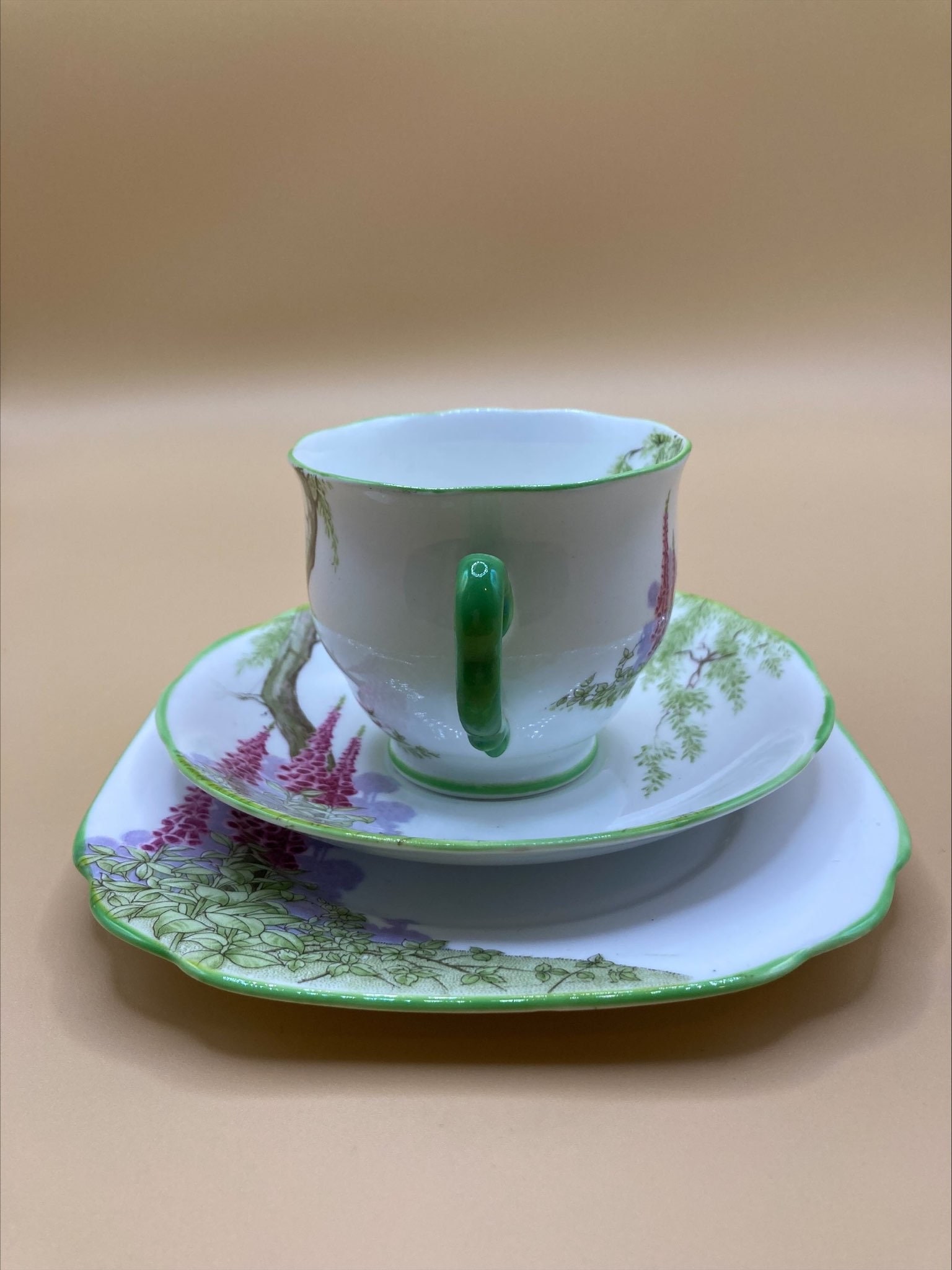 英国ビンテージ】ロイヤルアルバート☆Chantilly☆トリオ ペア （1960  