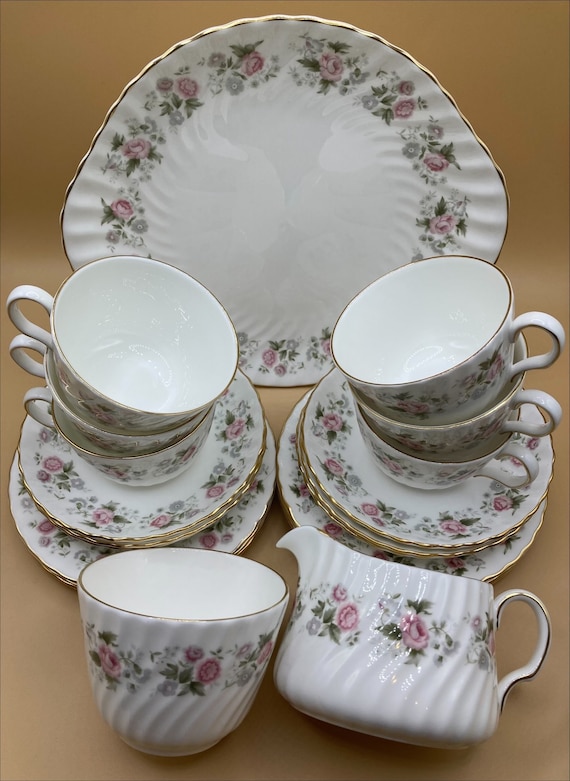 Vintage Tea Set Minton Spring Bouquet Fine Bone China Tea Etsy UK