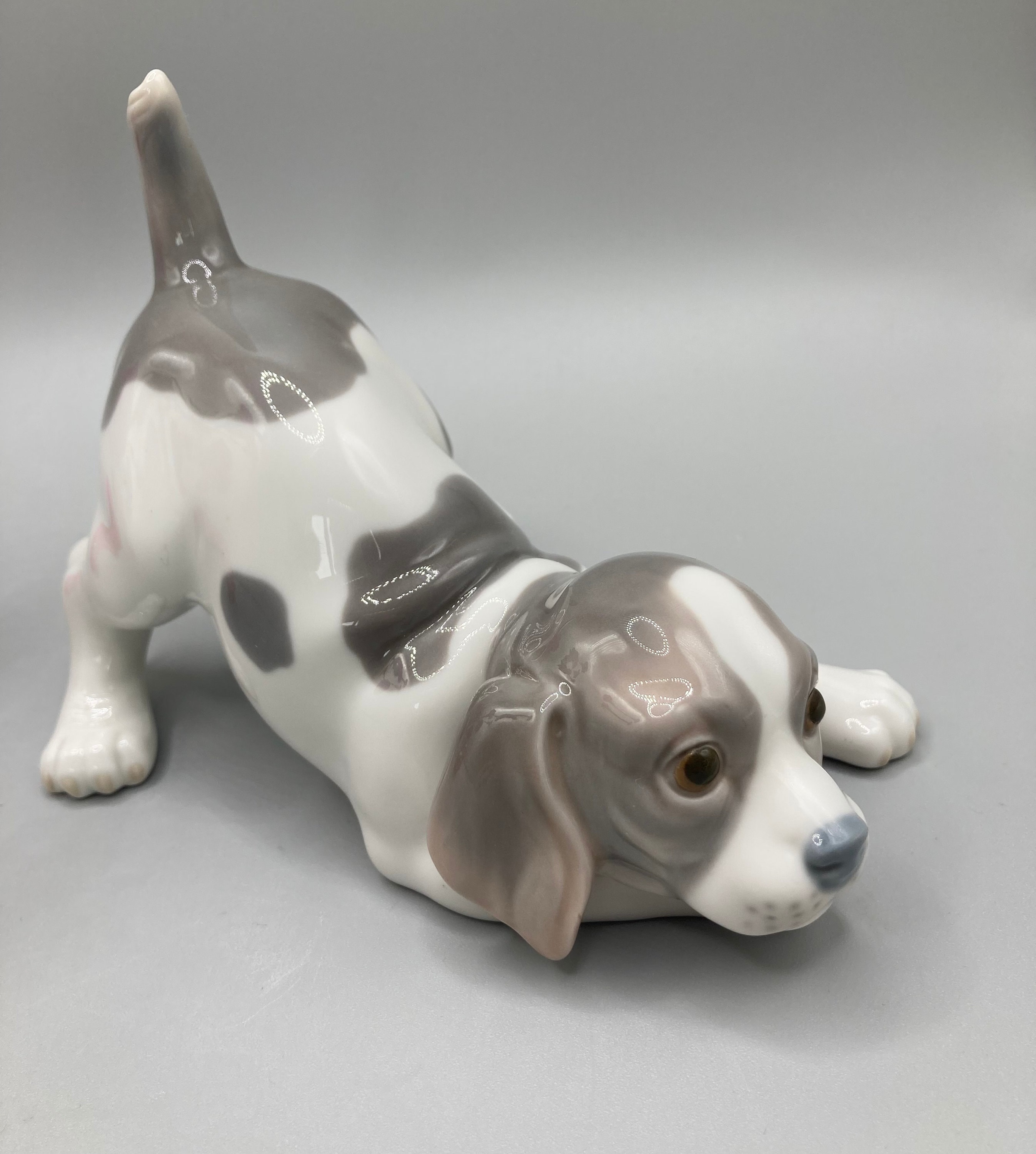 Vintage Lladro Playful Puppy Figurine: Beagle Dog, Home Decor - Etsy
