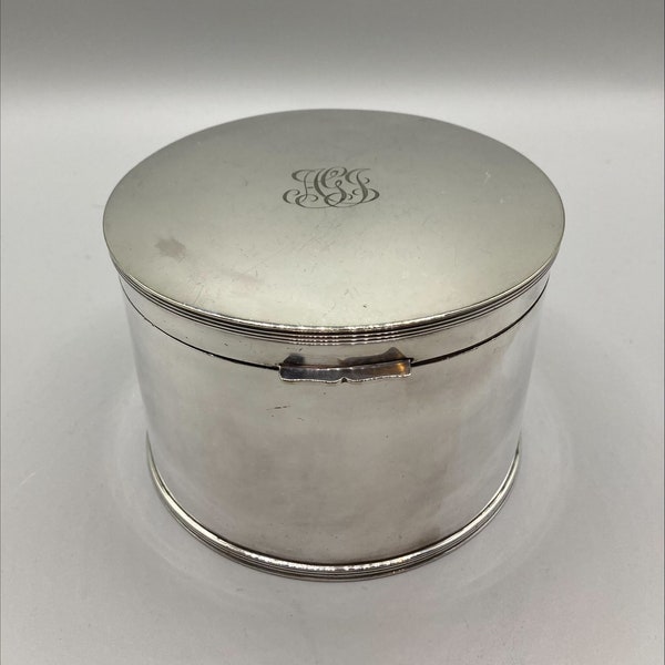 Mappin & Webb Silver Plated Biscuit Box c.1900, Princes Plate Biscuit Barrel, Antique Collectible Box, Home Deco, Gift Idea.