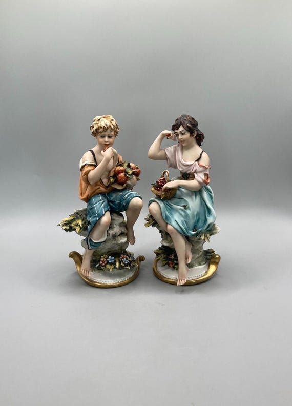 Capodimonte Porcellane Principe Figurines – Boy and Girl With