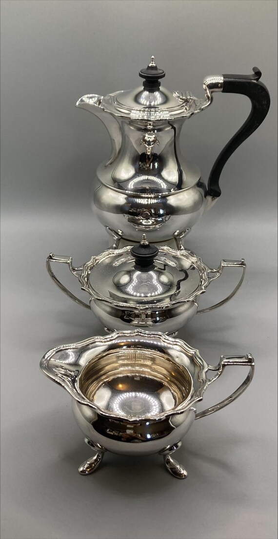 Vintage Elkington & Co Silver Plated Coffee/tea Set – 3-piece