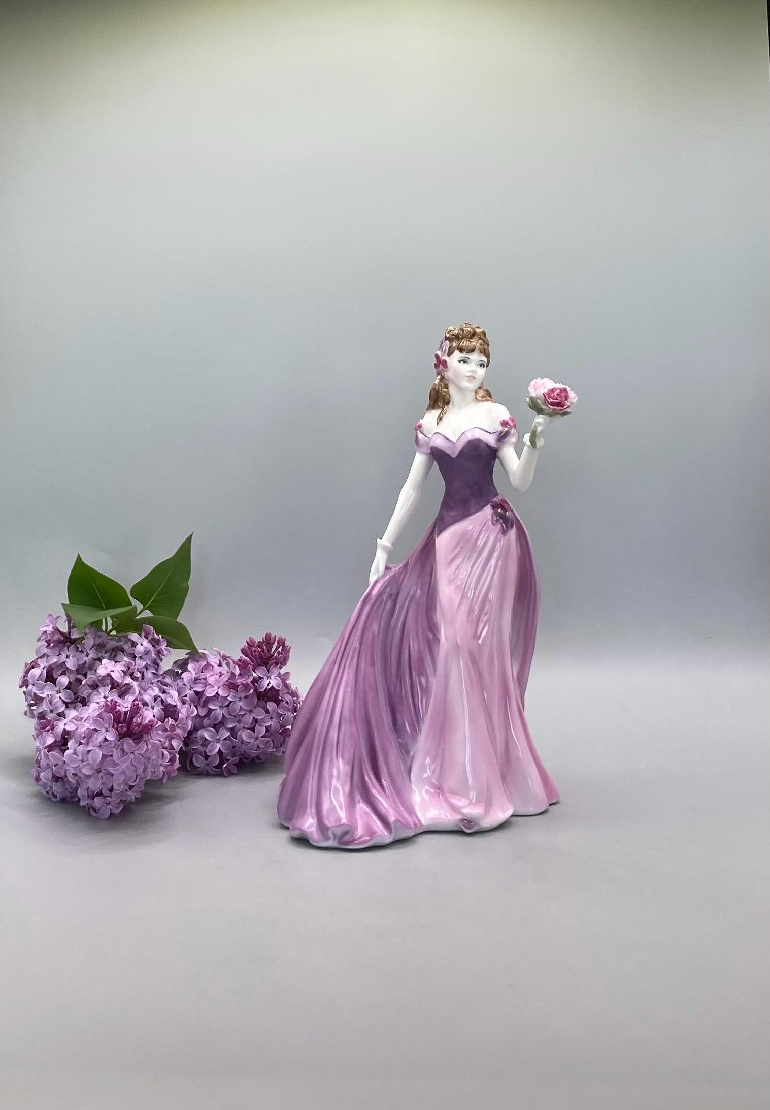 Royal Worcester Jessica Figurine, Summer Romance Collection, Made
