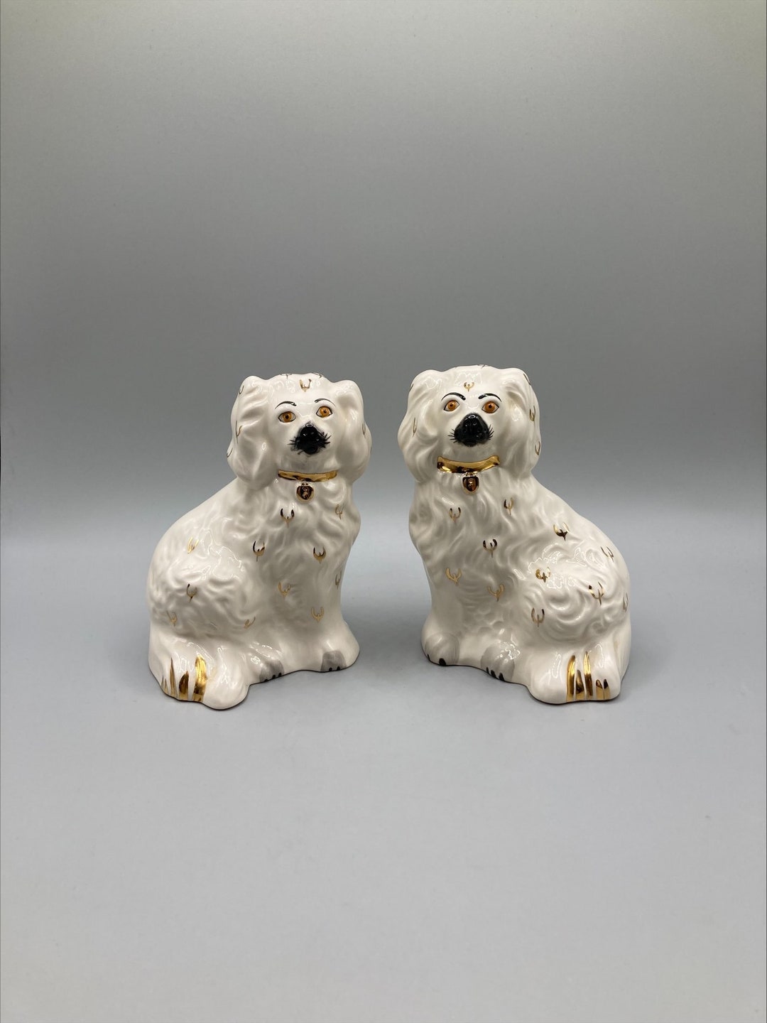 Pair of Royal Doulton Mantle Dogs 13786, Royal Doulton Staffordshire