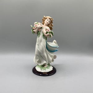 Giuseppe Armani &quot;May Flowers&quot; 1682C Sculpture, Giuseppe Armani Figurine, Florence Figure,  Home Decor, Gift Idea,