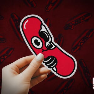Hot Dog Skeleton Kiss-Cut Sticker | Glizzycon 2024 | Hot Dog Stickers, Funny Stickers, Hot Dog Lover,  Glizzy Stickers, Meme Stickers