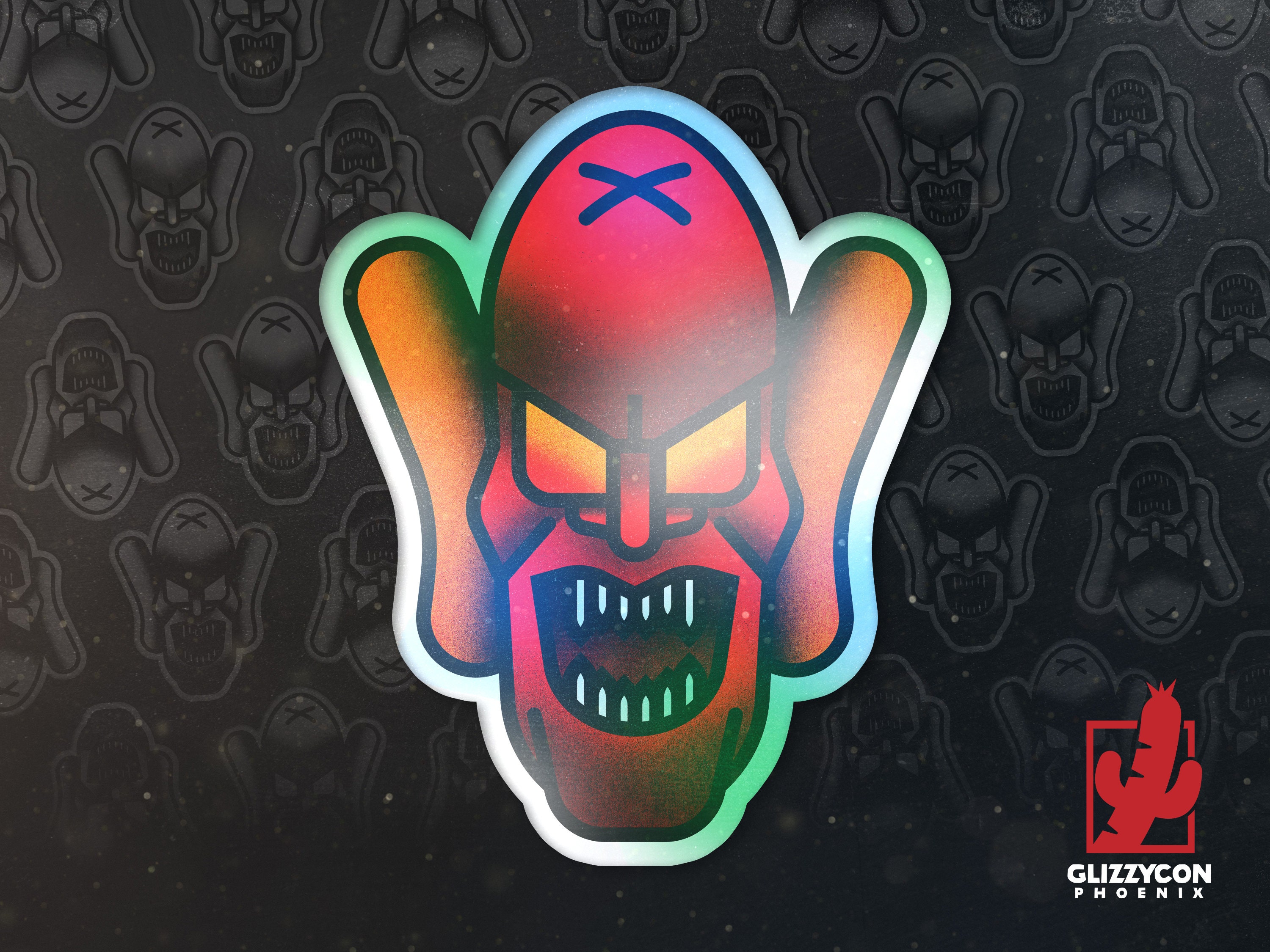 The Glizzy Gobbler Holographic Sticker Glizzycon 2024 Hot Dog Stickers ...