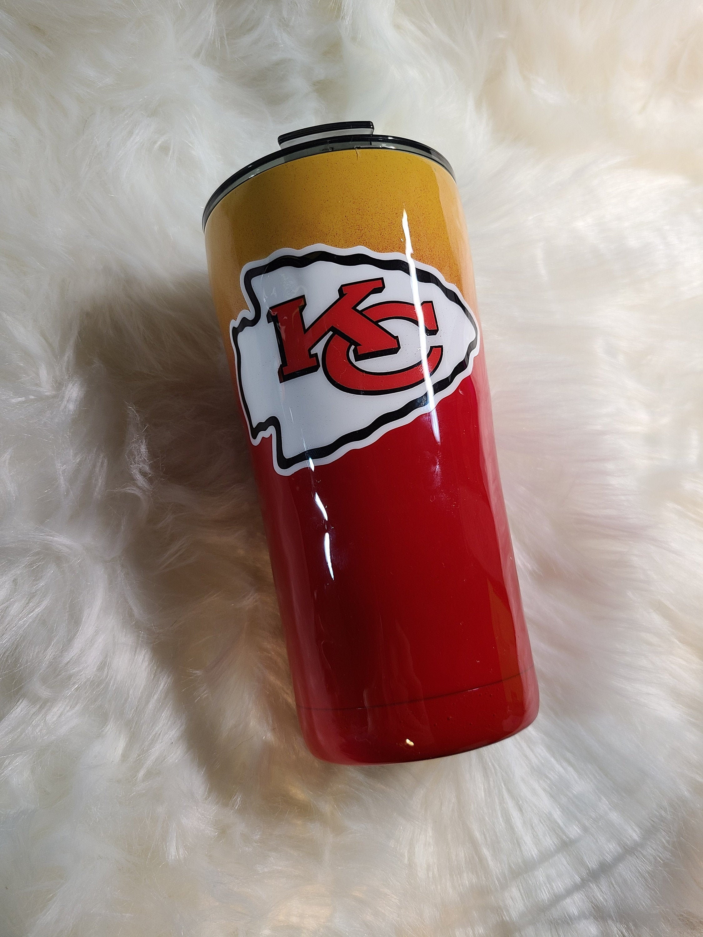 KC Chiefs Tumbler/ Team Tumbler | Etsy