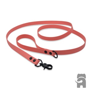 BioThane® Dog Leash | 3/4” Wide | Waterproof, Durable, and Reliable Short or Long Lead, Drag Line for Dog Training | Custom Length, Hardware