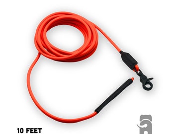 BioThane® Nose Work Lead, 10ft | Ready To Order | Waterproof, Durable, Scratch Resistant Leash for Dog Training