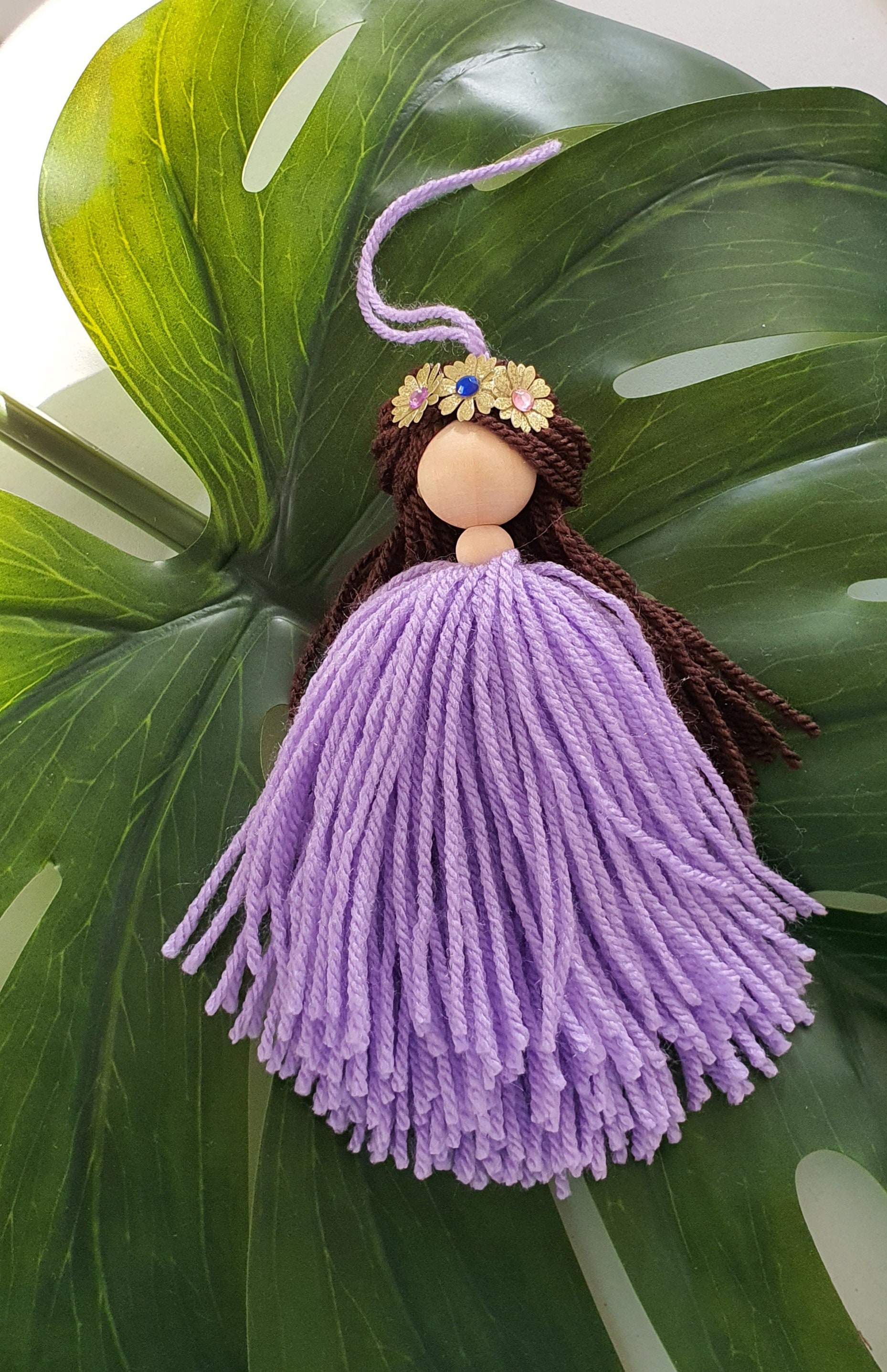 Princess Tassel Doll Etsy