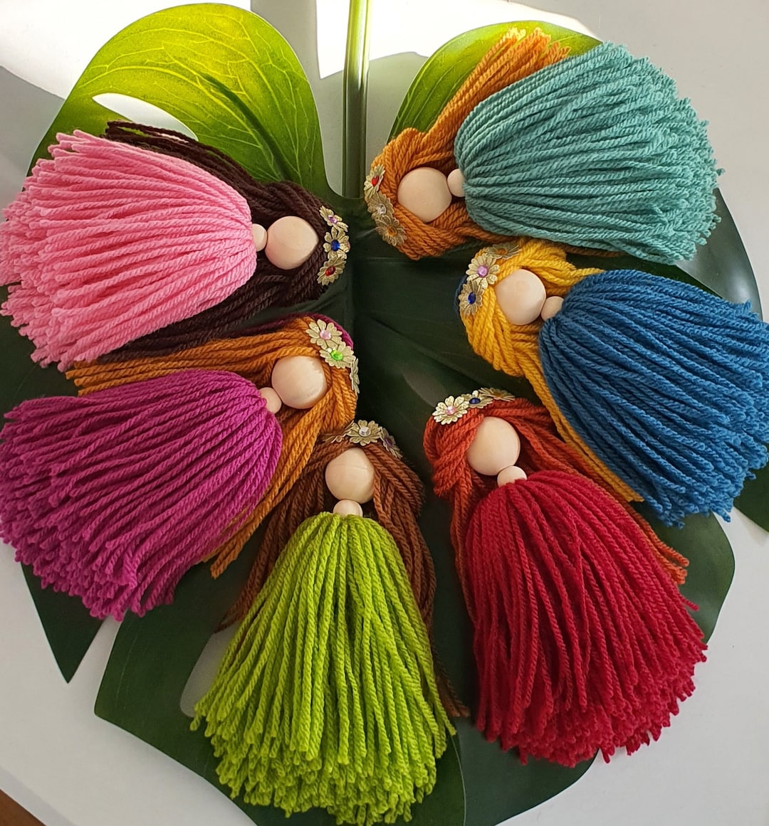 Princess Tassel Doll Etsy