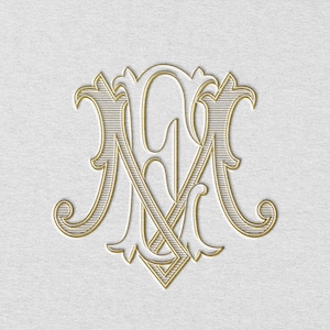 EM Monogram | Digital Files Ready to Download - Includes Graphic Vector Files and Transparent PNG + PSD