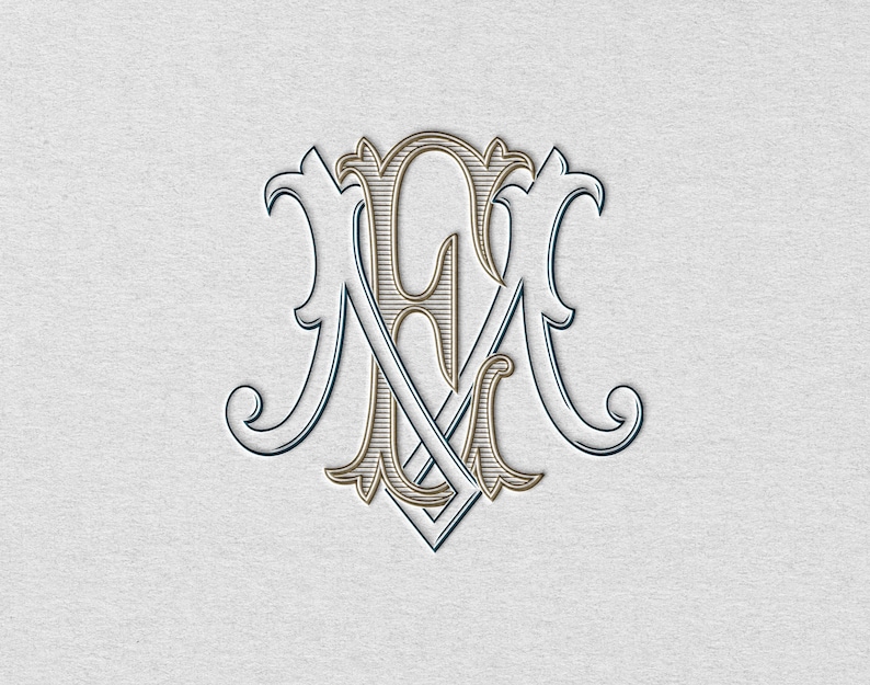 EM Monogram | Ready to Download Digital Files - Includes Graphic Vector ...