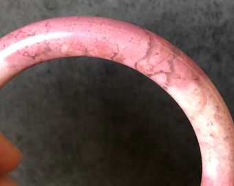天然希少　ロードナイトバングル 52.7 mm 天然ロードナイト バングル | ローズ ガーデン | ロージー