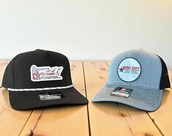 Custom Logo Hat – UV Color Patch Snapback, Bulk Hats, Team Hats, Coach Gift, Golf Hat, Gift for Him, Personalized Hat, Business Logo Hat