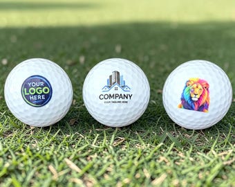 Custom Logo Golf Ball, Business Logo Golf Ball, Personalized Golf Balls,Golf Gifts for Business,Company Golf Balls, Bachelor Golf Gifts