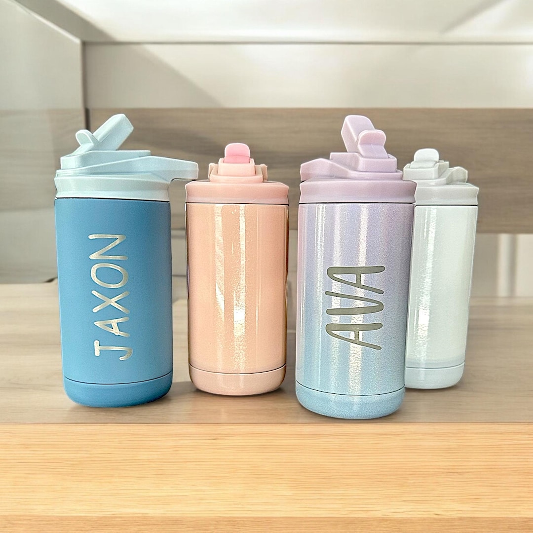 Kids Custom Bottle, Tumbler for Kids, Name Tumbler, School Water Bottle ...