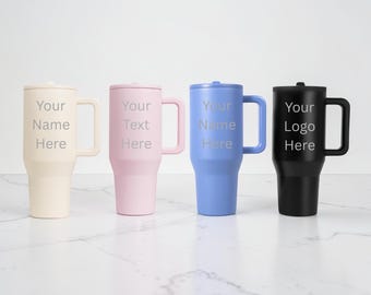 Custom Tumbler, Personalized HydroJug, Custom Logo Tumbler, Gift for Dad, Business Logo, Engraved Cup, 40 oz Mug, Team Tumbler, Coach Gift