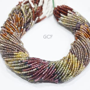 Tundra Sapphire Round Shape Beads , Tundra Sapphire Faceted Round Shape Beads , Sold By Strand , 13 Inches , 2.75 mm , 30421