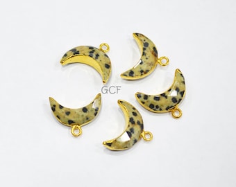 6 個パック 素朴な断片化されたマルチ フローライト ファセット 三日月