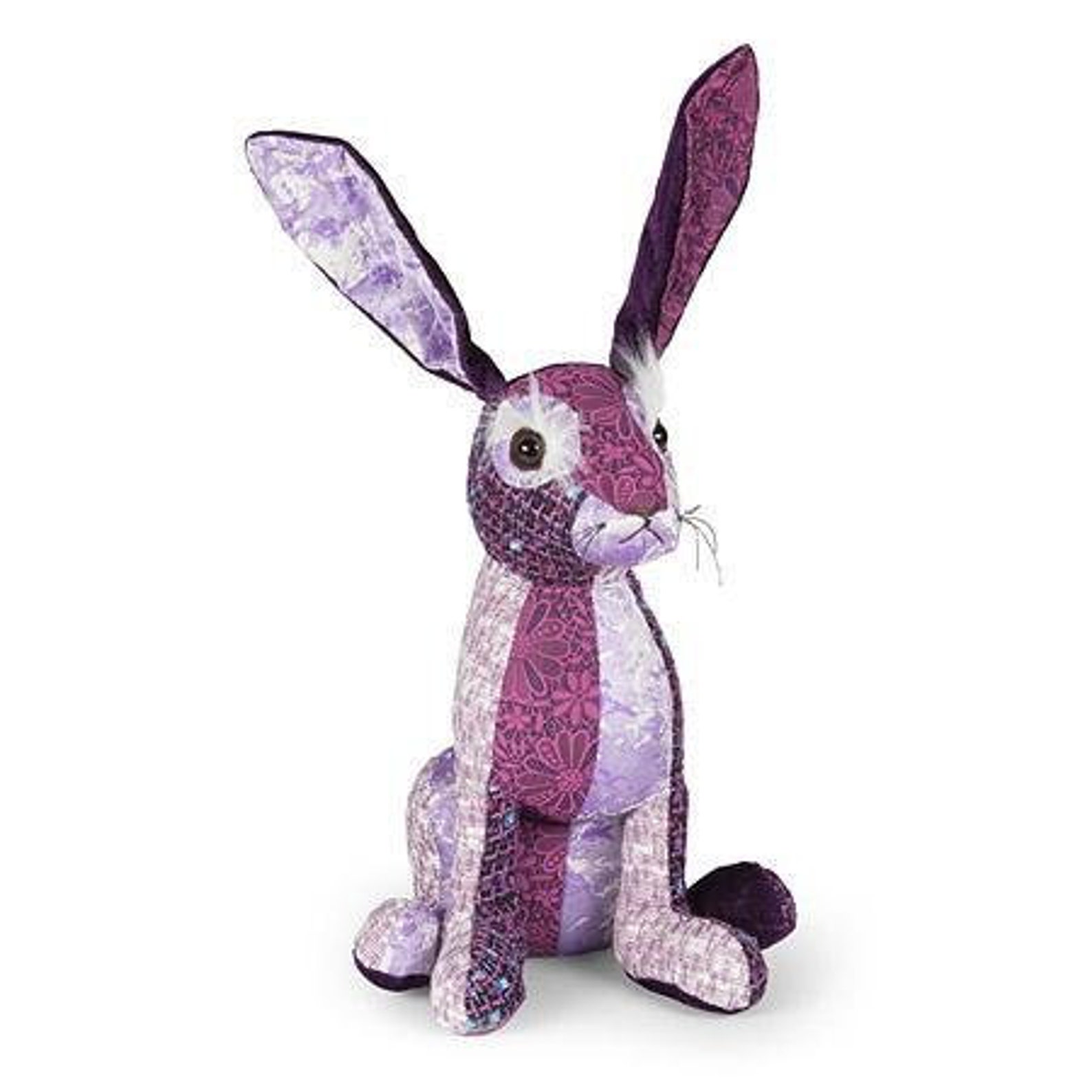 Dora Designs Patchwork Hare Doorstop Etsy