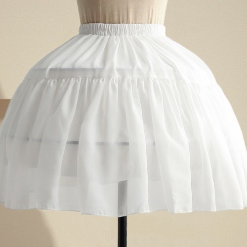 chiffon underskirt