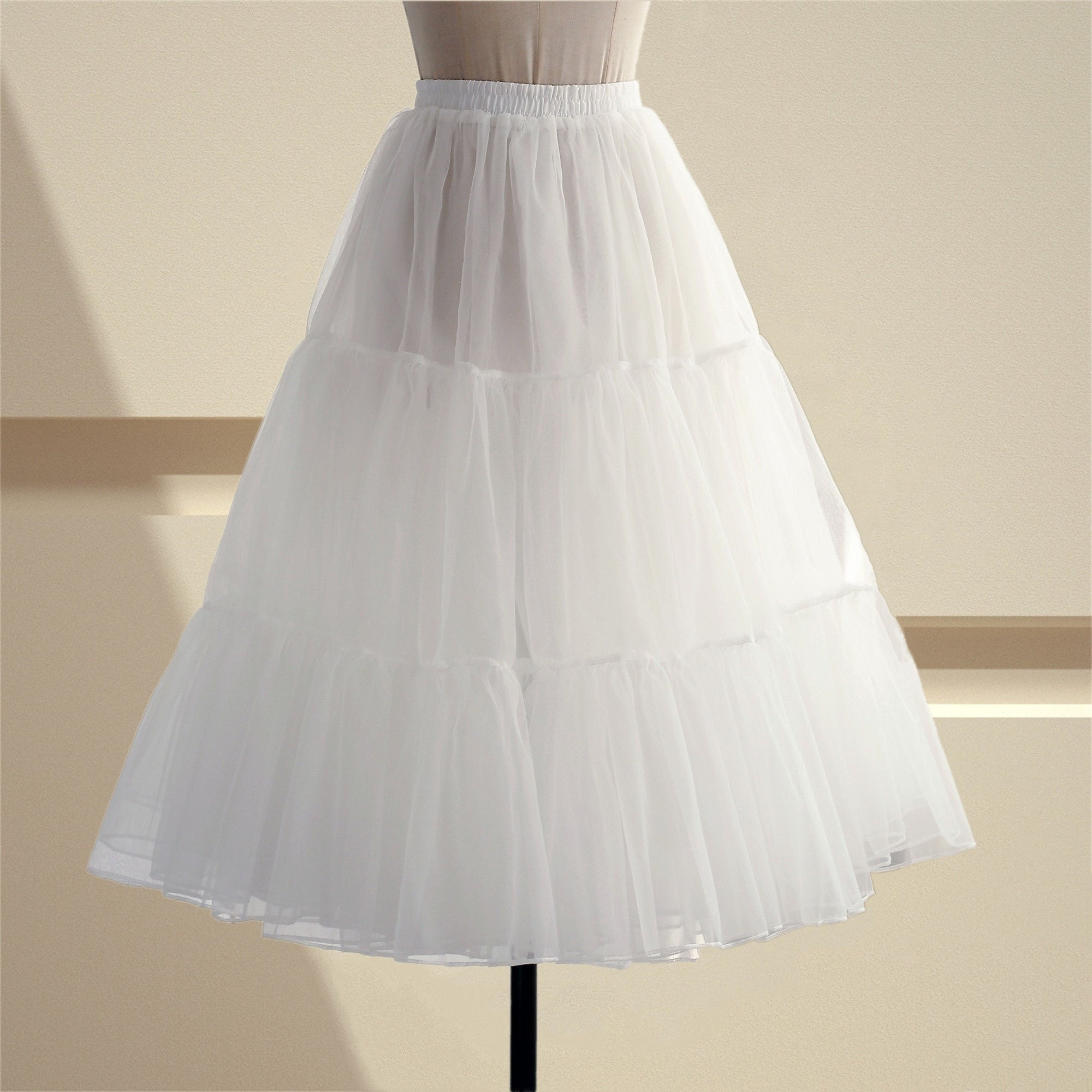 Long tulle under clearance skirt
